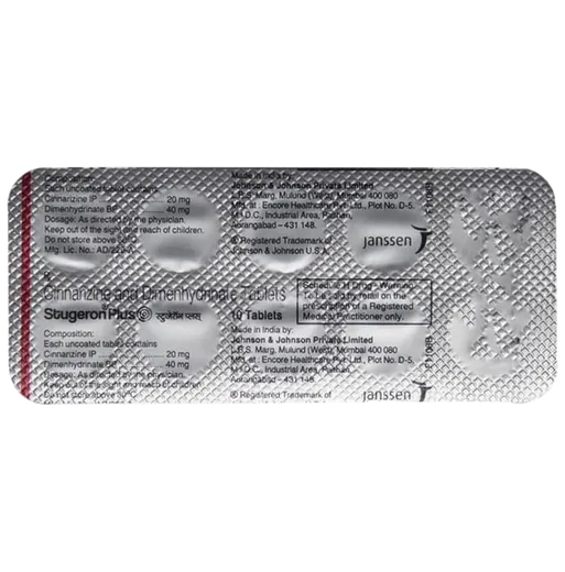 stugeron plus tablet 10's